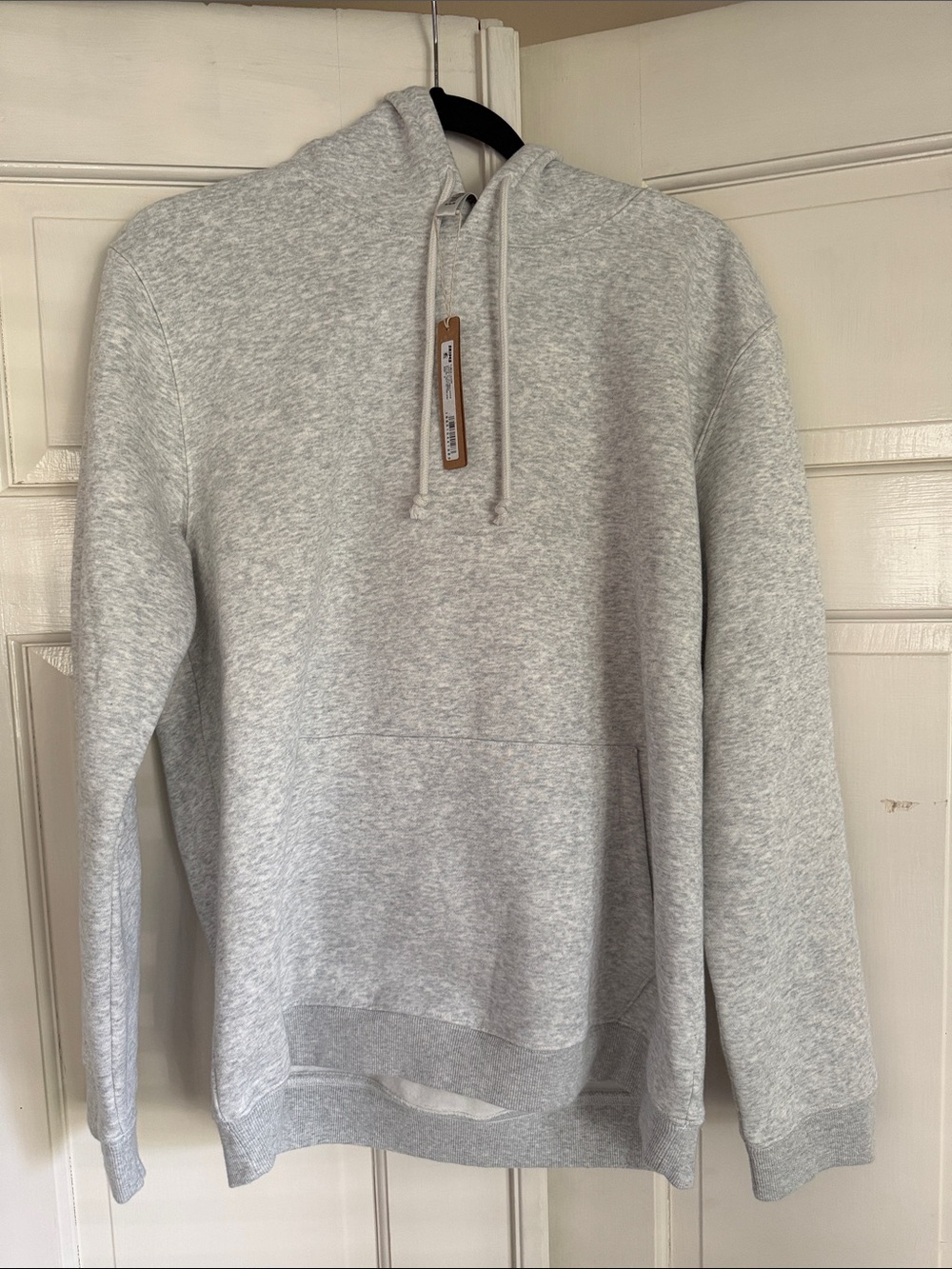 Men’s SKIMS Classic Fit Light Gray Hoodie Size Medium NWT